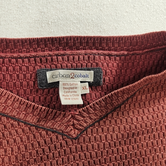 Carbon2Cobalt Waffle Knit Sweater XL - Picture 2 of 6